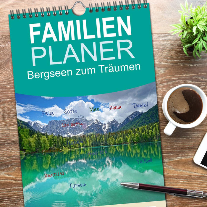 Bergseen zum Träumen (CALVENDO Familienplaner 2026)