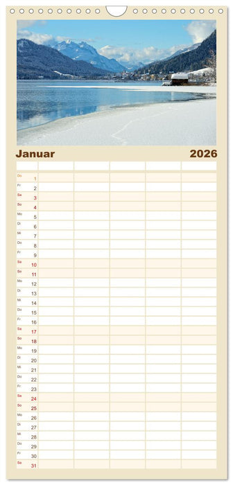 Bergseen zum Träumen (CALVENDO Familienplaner 2026)