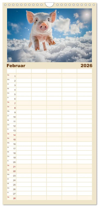 Pure Glücksmomente (CALVENDO Familienplaner 2026)