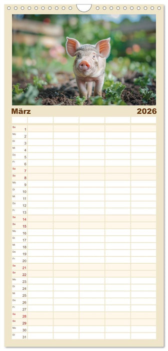 Pure Glücksmomente (CALVENDO Familienplaner 2026)