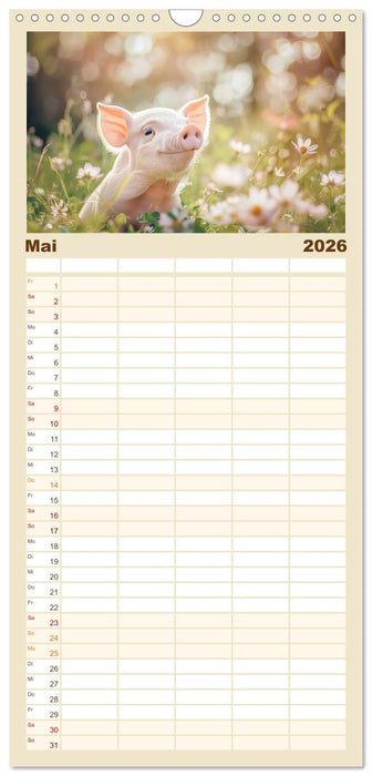 Pure Glücksmomente (CALVENDO Familienplaner 2026)