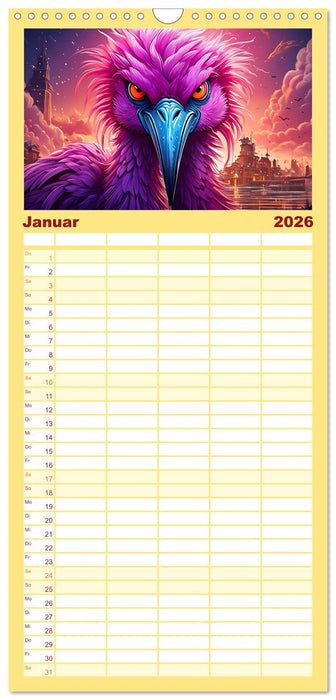 Bittersüße Miesepeter (CALVENDO Familienplaner 2026)