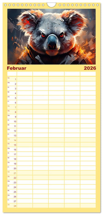 Bittersüße Miesepeter (CALVENDO Familienplaner 2026)