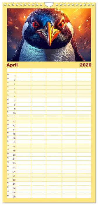 Bittersüße Miesepeter (CALVENDO Familienplaner 2026)