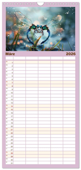 Mit dem Herzen der Natur (CALVENDO Familienplaner 2026)