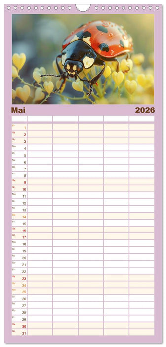 Mit dem Herzen der Natur (CALVENDO Familienplaner 2026)