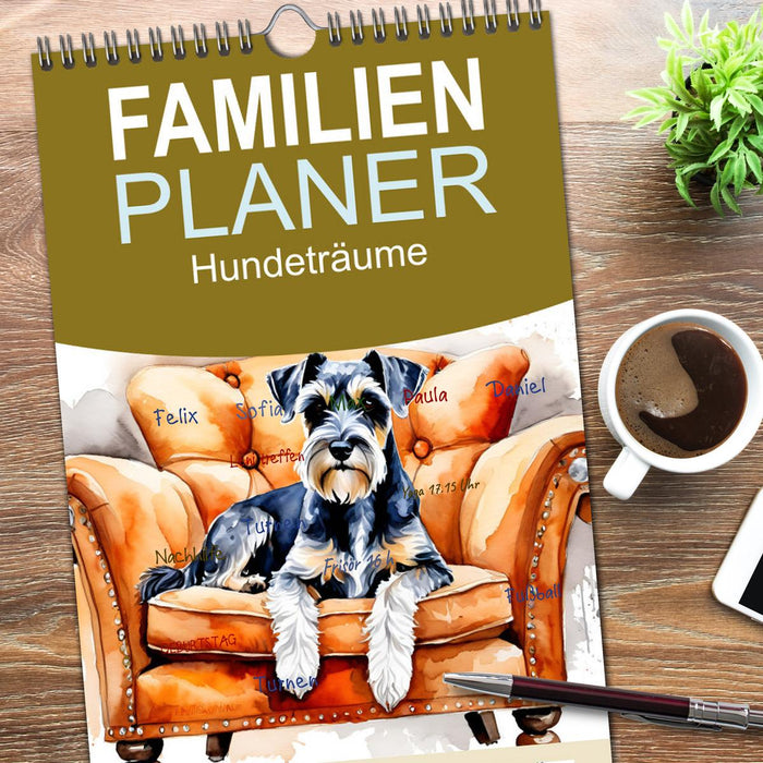 Hundeträume (CALVENDO Familienplaner 2026)