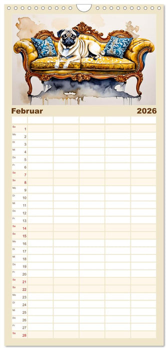 Hundeträume (CALVENDO Familienplaner 2026)