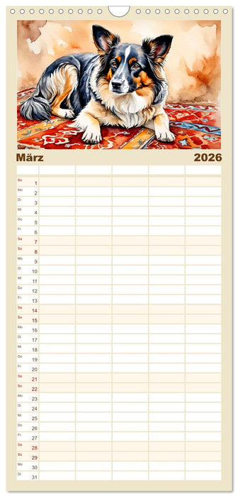 Hundeträume (CALVENDO Familienplaner 2026)