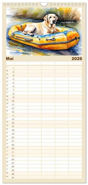 Hundeträume (CALVENDO Familienplaner 2026)