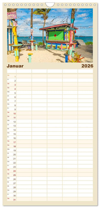 Nassau - Stadt mit karibischem Flair (CALVENDO Familienplaner 2026)