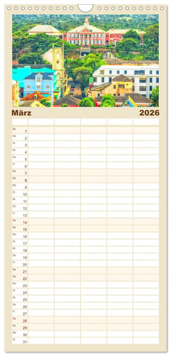 Nassau - Stadt mit karibischem Flair (CALVENDO Familienplaner 2026)