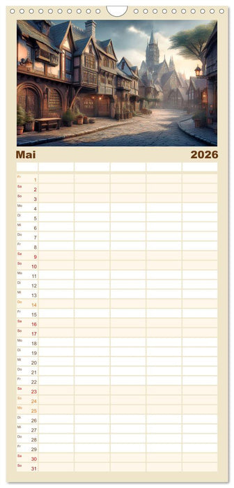 Landschaft romantisch gesehen (CALVENDO Familienplaner 2026)