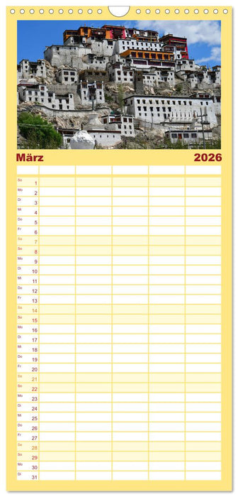 Ladakh - Zanskar (CALVENDO Familienplaner 2026)