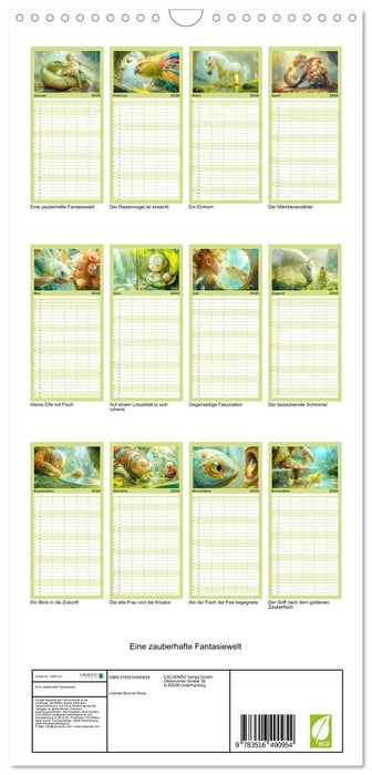 Eine zauberhafte Fantasiewelt (CALVENDO Familienplaner 2026)