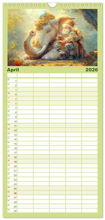 Eine zauberhafte Fantasiewelt (CALVENDO Familienplaner 2026)