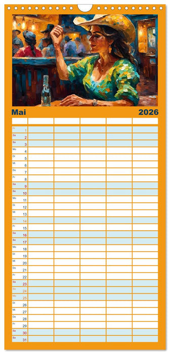 Wild West Moments (CALVENDO Familienplaner 2026)