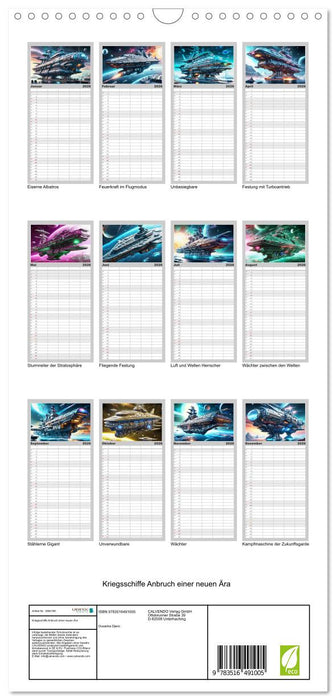 Kriegsschiffe Anbruch einer neuen Ära (CALVENDO Familienplaner 2026)