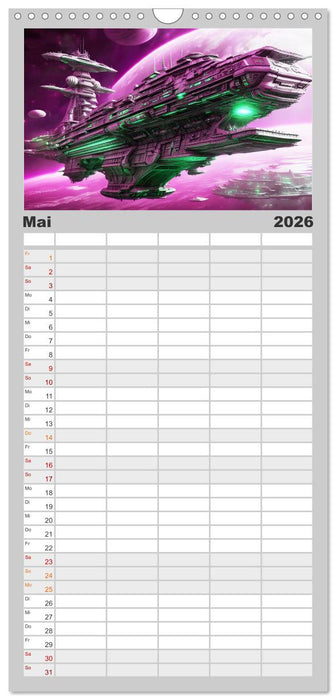 Kriegsschiffe Anbruch einer neuen Ära (CALVENDO Familienplaner 2026)