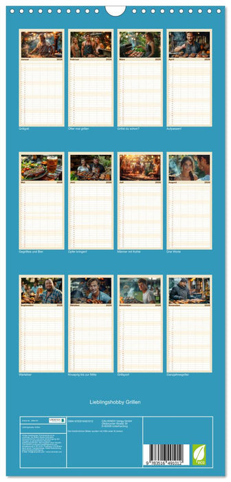 Lieblingshobby Grillen (CALVENDO Familienplaner 2026)