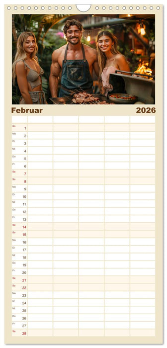 Lieblingshobby Grillen (CALVENDO Familienplaner 2026)
