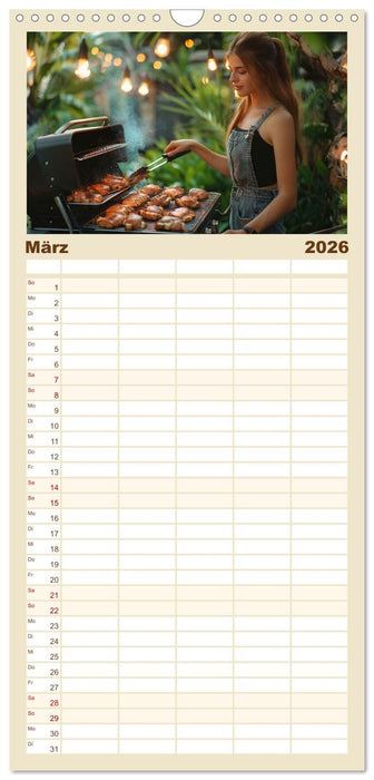 Lieblingshobby Grillen (CALVENDO Familienplaner 2026)