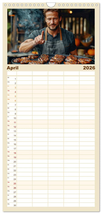 Lieblingshobby Grillen (CALVENDO Familienplaner 2026)