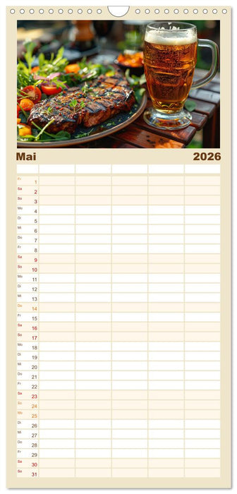 Lieblingshobby Grillen (CALVENDO Familienplaner 2026)