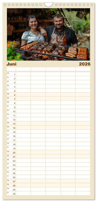 Lieblingshobby Grillen (CALVENDO Familienplaner 2026)