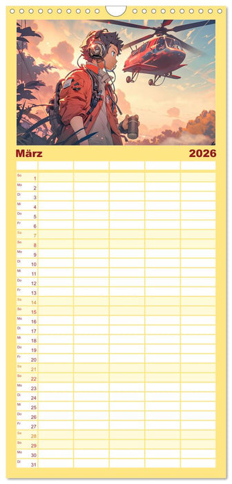 Der Jungen-Kalender (CALVENDO Familienplaner 2026)