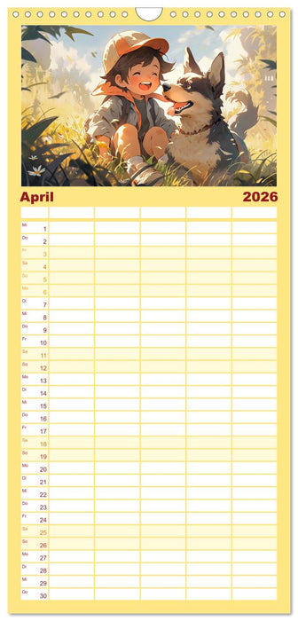 Der Jungen-Kalender (CALVENDO Familienplaner 2026)