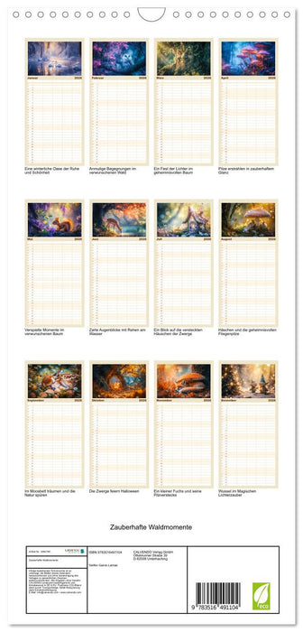 Zauberhafte Waldmomente (CALVENDO Familienplaner 2026)