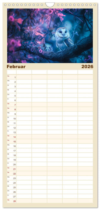 Zauberhafte Waldmomente (CALVENDO Familienplaner 2026)