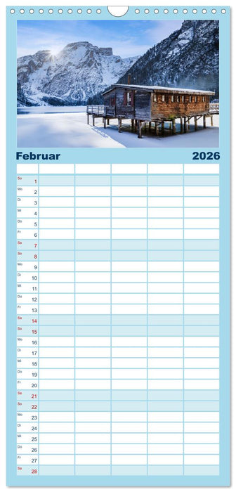 MAGISCHES SÜDTIROL (CALVENDO Familienplaner 2026)