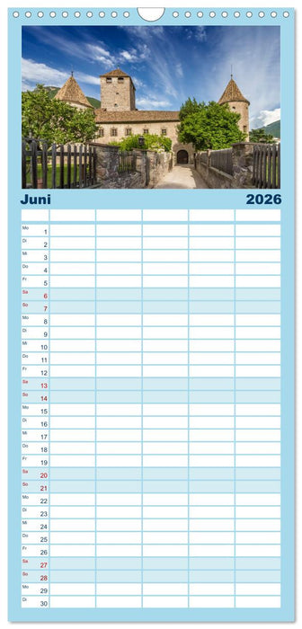 MAGISCHES SÜDTIROL (CALVENDO Familienplaner 2026)