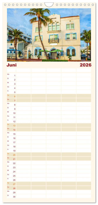Miami - pulsierende Metropole (CALVENDO Familienplaner 2026)