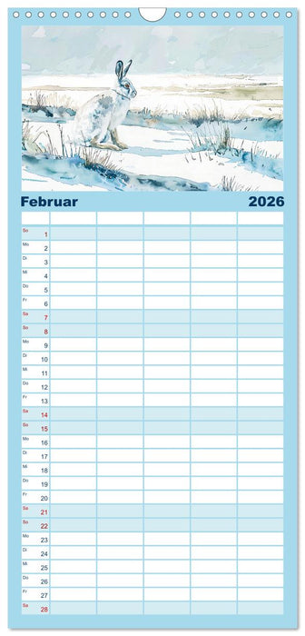 Eisige Polarkreise - Faszination der polaren Tierwelt (CALVENDO Familienplaner 2026)