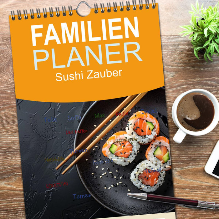 Sushi Zauber (CALVENDO Familienplaner 2026)