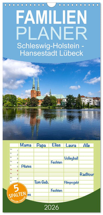 Schleswig-Holstein - Hansestadt Lübeck (CALVENDO Familienplaner 2026)