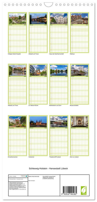 Schleswig-Holstein - Hansestadt Lübeck (CALVENDO Familienplaner 2026)