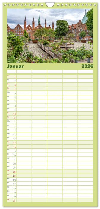 Schleswig-Holstein - Hansestadt Lübeck (CALVENDO Familienplaner 2026)
