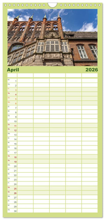 Schleswig-Holstein - Hansestadt Lübeck (CALVENDO Familienplaner 2026)