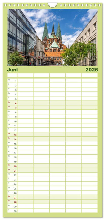 Schleswig-Holstein - Hansestadt Lübeck (CALVENDO Familienplaner 2026)