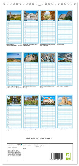 Griechenland - Zauberhaftes Kos (CALVENDO Familienplaner 2026)