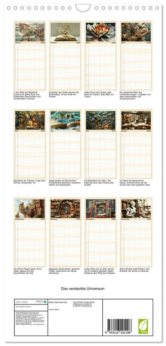 Das versteckte Universum (CALVENDO Familienplaner 2026)