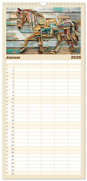 Das versteckte Universum (CALVENDO Familienplaner 2026)