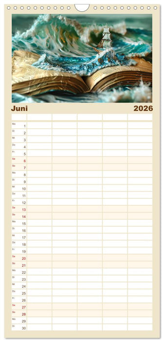 Das versteckte Universum (CALVENDO Familienplaner 2026)