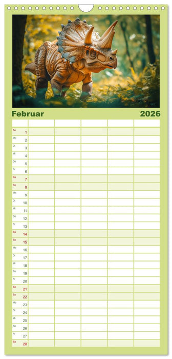 Giganten der Urzeit (CALVENDO Familienplaner 2026)