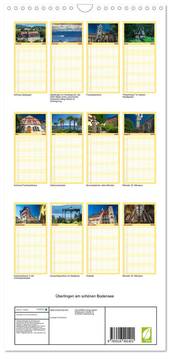 Überlingen am schönen Bodensee (CALVENDO Familienplaner 2026)