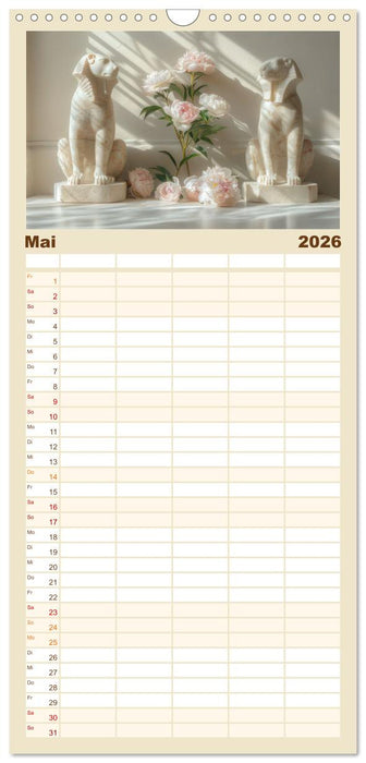 Lichtvolle Stillleben (CALVENDO Familienplaner 2026)